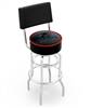  Miami Marlins 25" Doubleing Swivel Counter Stool with Chrome Finish  