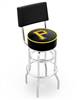  Pittsburgh Pirates 25" Doubleing Swivel Counter Stool with Chrome Finish  