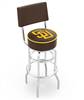  San Diego Padres 25" Doubleing Swivel Counter Stool with Chrome Finish  