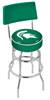  Michigan State 25" Double-Ring Swivel Counter Stool with Chrome Finish  