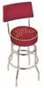 Minnesota 25" Double-Ring Swivel Counter Stool with Chrome Finish  