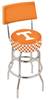  Tennessee 25" Double-Ring Swivel Counter Stool with Chrome Finish  