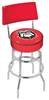  Georgia "Bulldog" 30" Double-Ring Swivel Bar Stool with Chrome Finish  