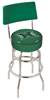  Hawaii 30" Double-Ring Swivel Bar Stool with Chrome Finish  