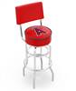  Los Angeles Angels 30" Doubleing Swivel Bar Stool with Chrome Finish  