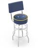  Tampa Bay Rays 30" Doubleing Swivel Bar Stool with Chrome Finish  