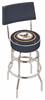  U.S. Navy 30" Double-Ring Swivel Bar Stool with Chrome Finish  