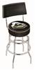  Purdue 30" Double-Ring Swivel Bar Stool with Chrome Finish  