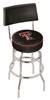  Texas Tech 30" Double-Ring Swivel Bar Stool with Chrome Finish  