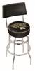  L7C4 Wake Forest 30" Double-Ring Swivel Bar Stool with Chrome Finish  