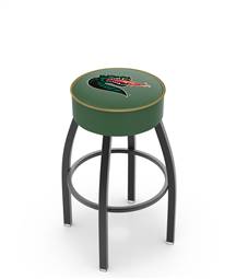  UAB 25" Swivel Counter Stool with Black Wrinkle Finish   