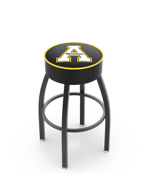  Appalachian State 25" Swivel Counter Stool with Black Wrinkle Finish   