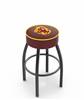  Arizona State (Pitchfork) 25" Swivel Counter Stool with Black Wrinkle Finish   