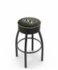  Central Florida 25" Swivel Counter Stool with Black Wrinkle Finish   