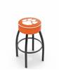  Clemson 25" Swivel Counter Stool with Black Wrinkle Finish   