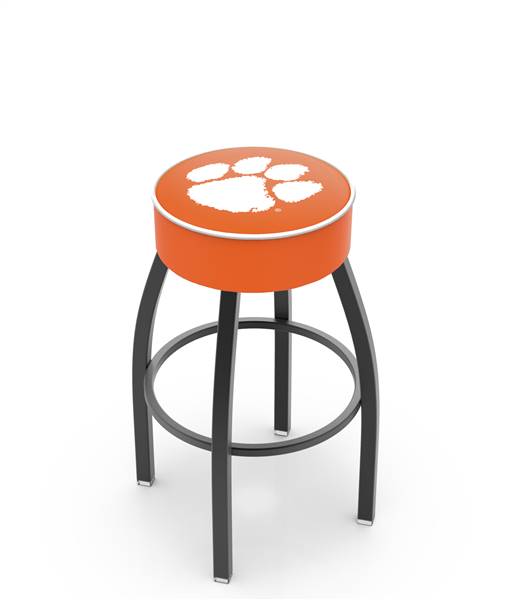  L8B1 Clemson 25" Swivel Counter Stool with Black Wrinkle Finish   