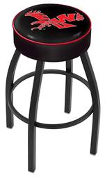  Eastern Washington 25" Swivel Counter Stool with Black Wrinkle Finish   