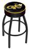  Georgia Tech 25" Swivel Counter Stool with Black Wrinkle Finish   