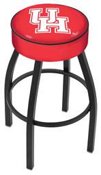  Houston 25" Swivel Counter Stool with Black Wrinkle Finish   