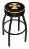  Idaho 25" Swivel Counter Stool with Black Wrinkle Finish   