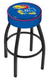  Kansas 25" Swivel Counter Stool with Black Wrinkle Finish   