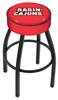  Louisiana-Lafayette 25" Swivel Counter Stool with Black Wrinkle Finish   