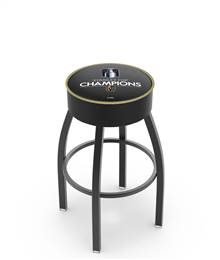 Vegas Golden Knights - 2023 Stanley Cup Champions  25" Swivel Counter Stool with Black Wrinkle Finish     