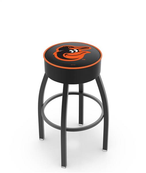  Baltimore Orioles 25" Swivel Counter Stool with Black Wrinkle Finish   