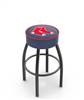  Boston Red Sox 25" Swivel Counter Stool with Black Wrinkle Finish   