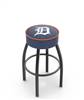  Detroit Tigers 25" Swivel Counter Stool with Black Wrinkle Finish   