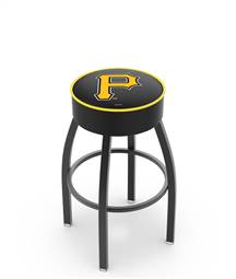  Pittsburgh Pirates 25" Swivel Counter Stool with Black Wrinkle Finish   