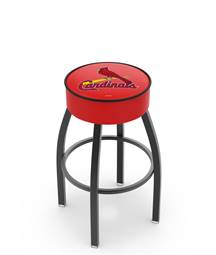  St. Louis Cardinals 25" Swivel Counter Stool with Black Wrinkle Finish   