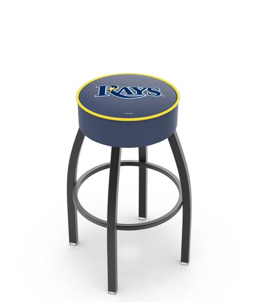  Tampa Bay Rays 25" Swivel Counter Stool with Black Wrinkle Finish   