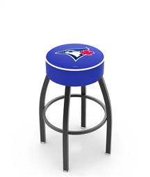  Toronto Blue Jays 25" Swivel Counter Stool with Black Wrinkle Finish   