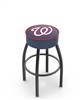  Washington Nationals 25" Swivel Counter Stool with Black Wrinkle Finish   