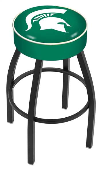  Michigan State 25" Swivel Counter Stool with Black Wrinkle Finish   