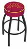  Minnesota 25" Swivel Counter Stool with Black Wrinkle Finish   