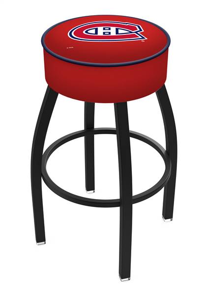  Montreal Canadiens 25" Swivel Counter Stool with Black Wrinkle Finish   