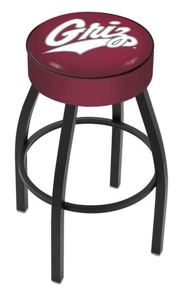  Montana 25" Swivel Counter Stool with Black Wrinkle Finish   