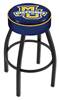  Marquette 25" Swivel Counter Stool with Black Wrinkle Finish   