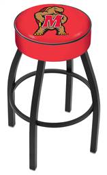  Maryland 25" Swivel Counter Stool with Black Wrinkle Finish   