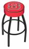  North Carolina State 25" Swivel Counter Stool with Black Wrinkle Finish   