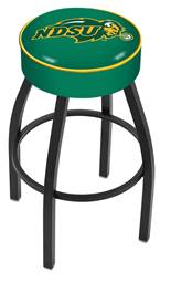  North Dakota State 25" Swivel Counter Stool with Black Wrinkle Finish   