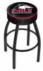  Northern Illinois 25" Swivel Counter Stool with Black Wrinkle Finish   