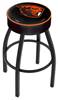  Oregon State 25" Swivel Counter Stool with Black Wrinkle Finish   