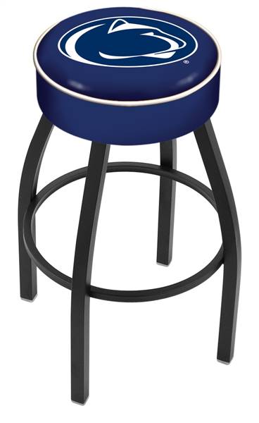  Penn State 25" Swivel Counter Stool with Black Wrinkle Finish   
