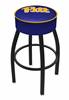  Pitt 25" Swivel Counter Stool with Black Wrinkle Finish   