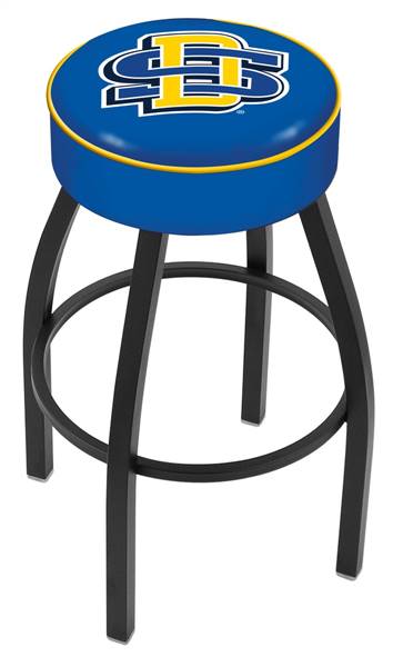  South Dakota State 25" Swivel Counter Stool with Black Wrinkle Finish   