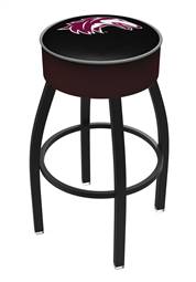  Southern Illinois 25" Swivel Counter Stool with Black Wrinkle Finish   