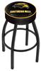  Southern Miss 25" Swivel Counter Stool with Black Wrinkle Finish   